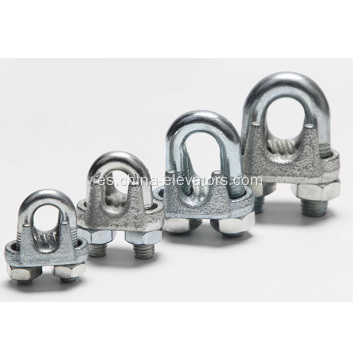 U escribe clip de cuerda de alambre de acero para ascensores 6 mm 8 mm 10 mm 12 mm 13 mm